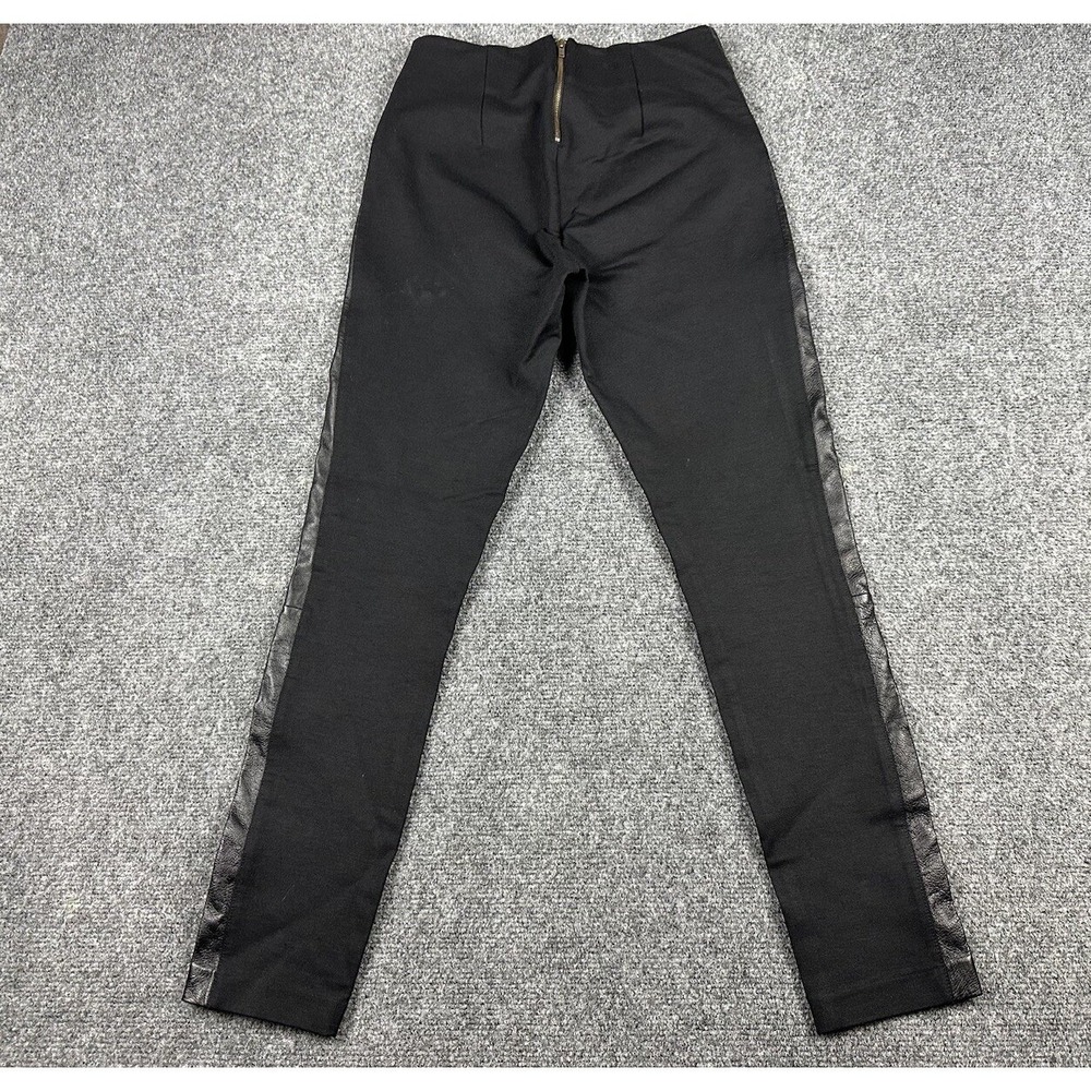 J. Crew Pixie Pants Womens Size 0S Stretch Black Back Zip Skinny Taper Leg 25X26 - Picture 9 of 12